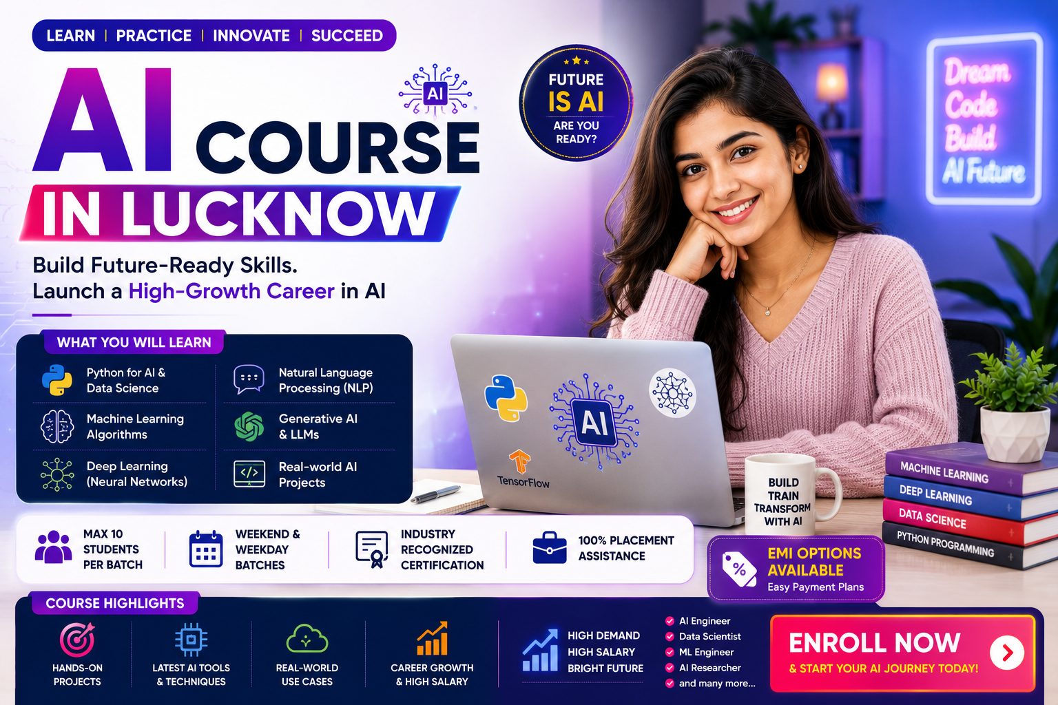AI Course in Lucknow – Shifttotech Academy