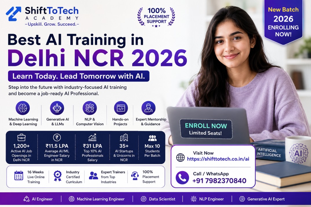 Best AI Training in Delhi NCR 2026 - All Areas Covered