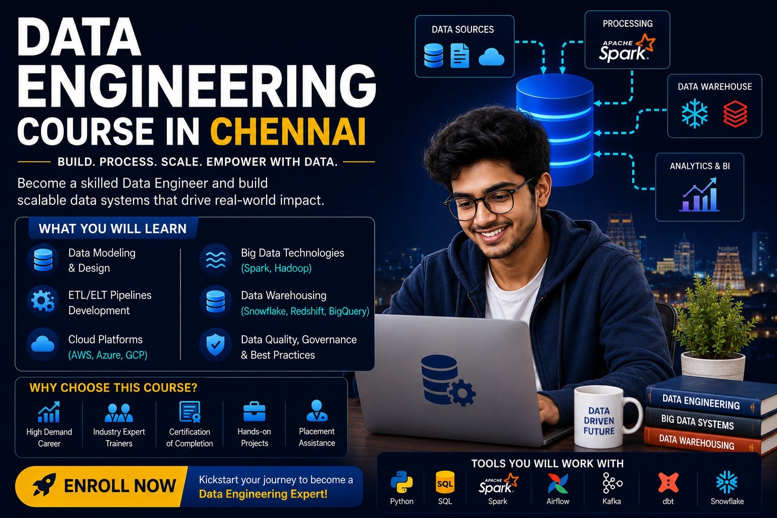 Data Engineering Course in Chennai 2026 – Shifttotech Academy data engineering course in chennai